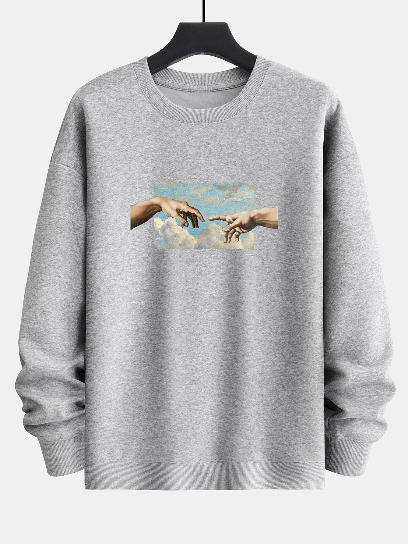 Create Adam Print Relax Fit Sweatshirt-Mitchell Shoes