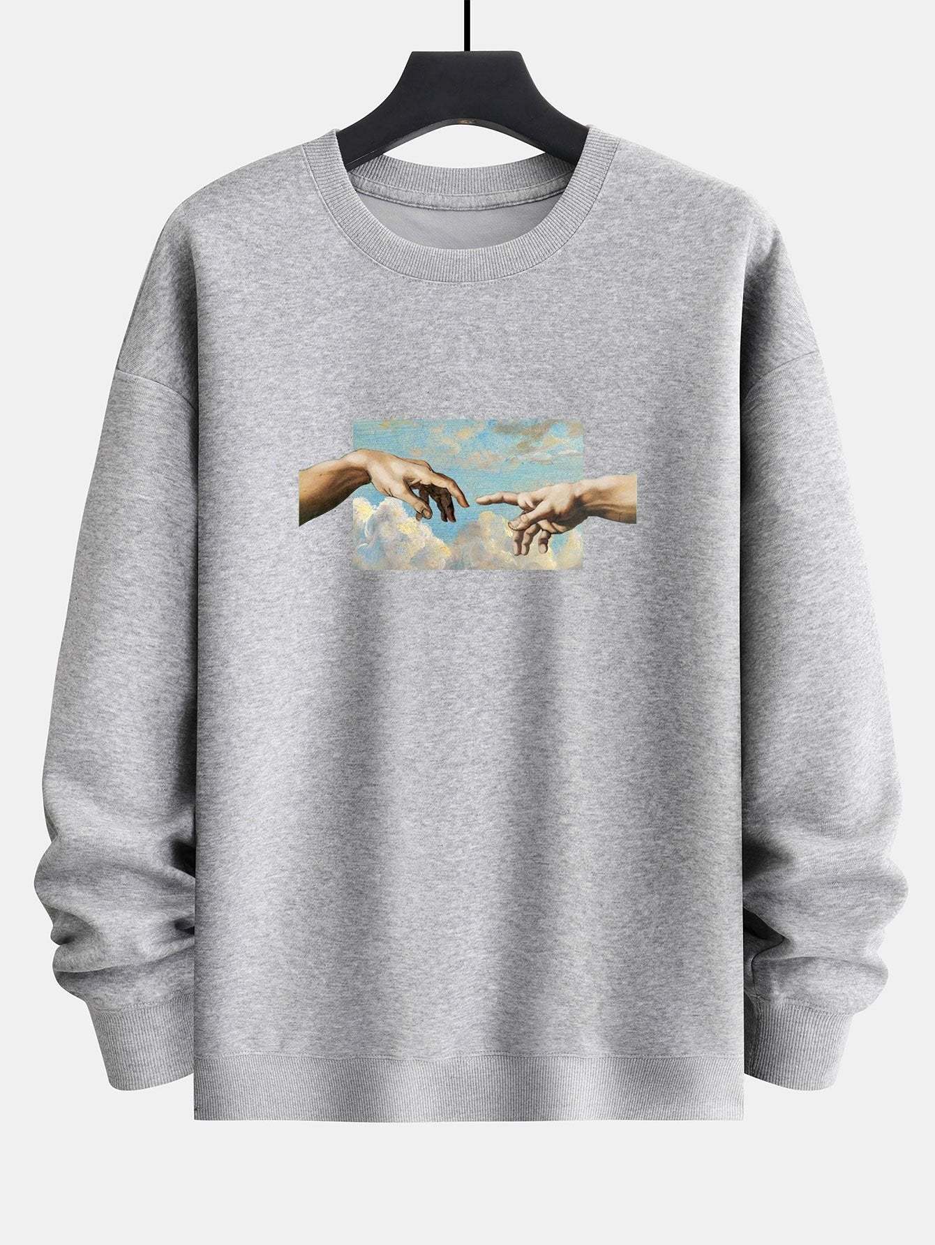 Create Adam Print Relax Fit Sweatshirt-Mitchell Shoes