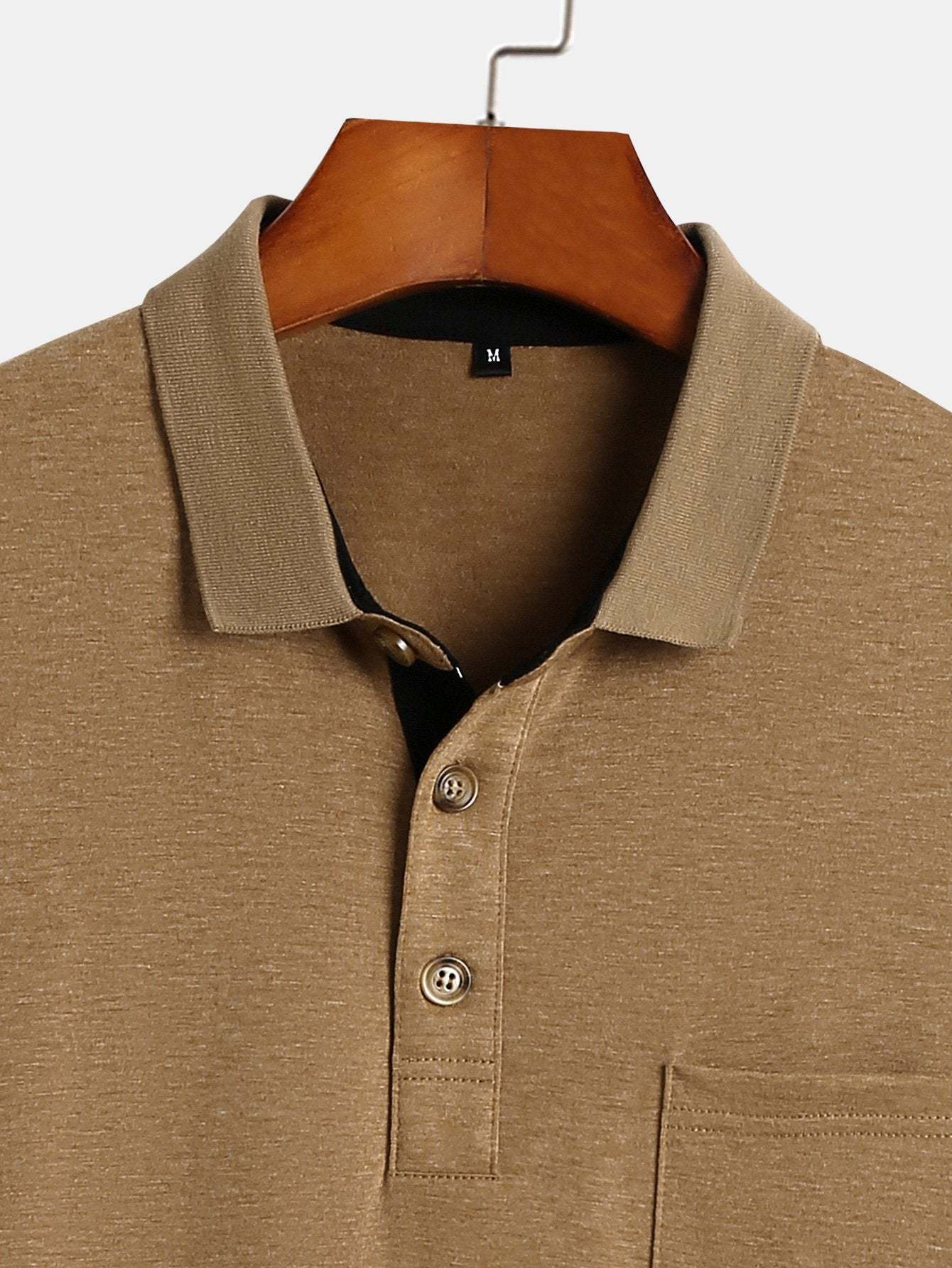 Long Sleeve Regular Fit Polo Shirt-Mitchell Shoes