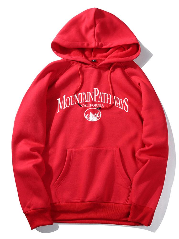 Mountain Pathways Print Hoodie-Mitchell Shoes