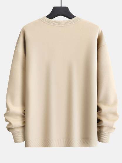 Bear In Black Print Relax Fit Sweatshirt-Mitchell Shoes