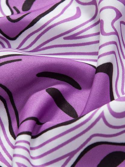 Psychedelic Smiley Print Button Shirt-Mitchell Shoes
