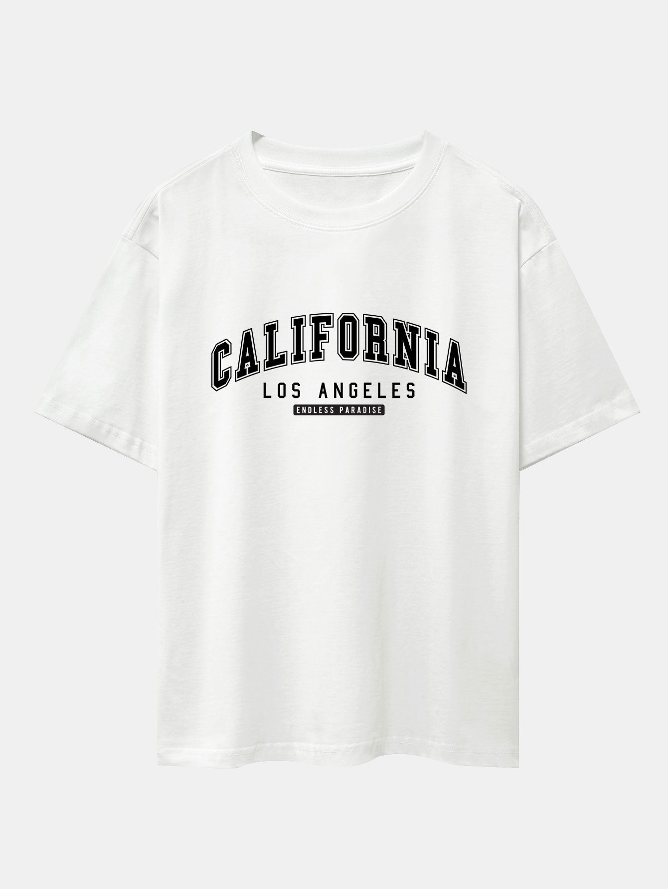 California Print Heavy Weight Oversize T-Shirt-Mitchell Shoes