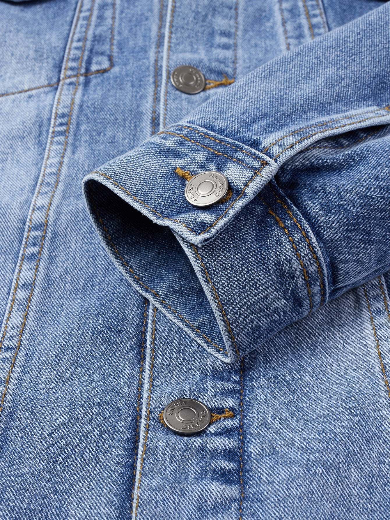 Washed Denim Jacket-Mitchell Shoes