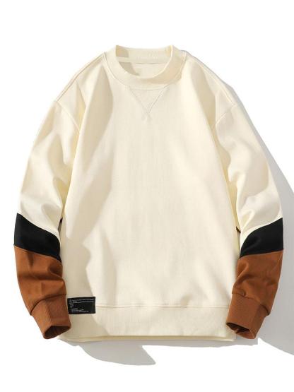 Color Block Crewneck Sweatshirt-Mitchell Shoes