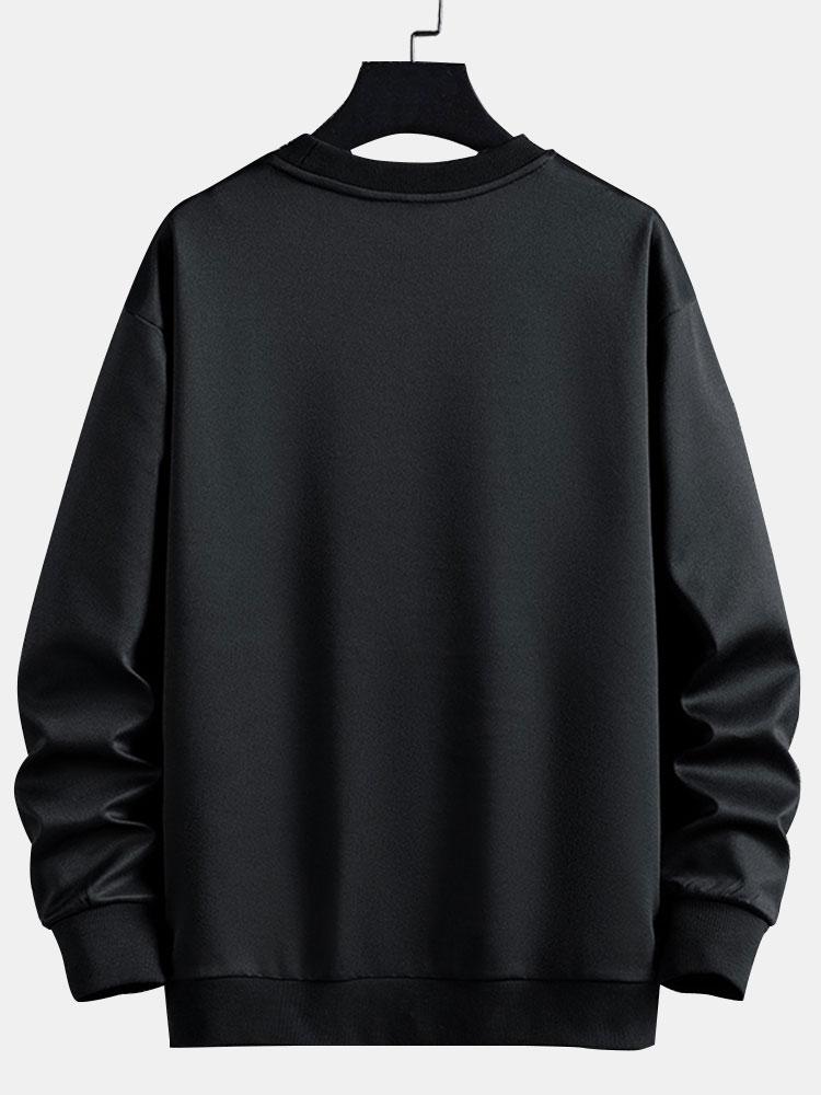 Color Block Crew Neck Sweatshirt-Mitchell Shoes
