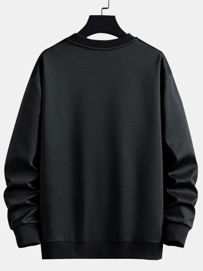 Color Block Crew Neck Sweatshirt-Mitchell Shoes