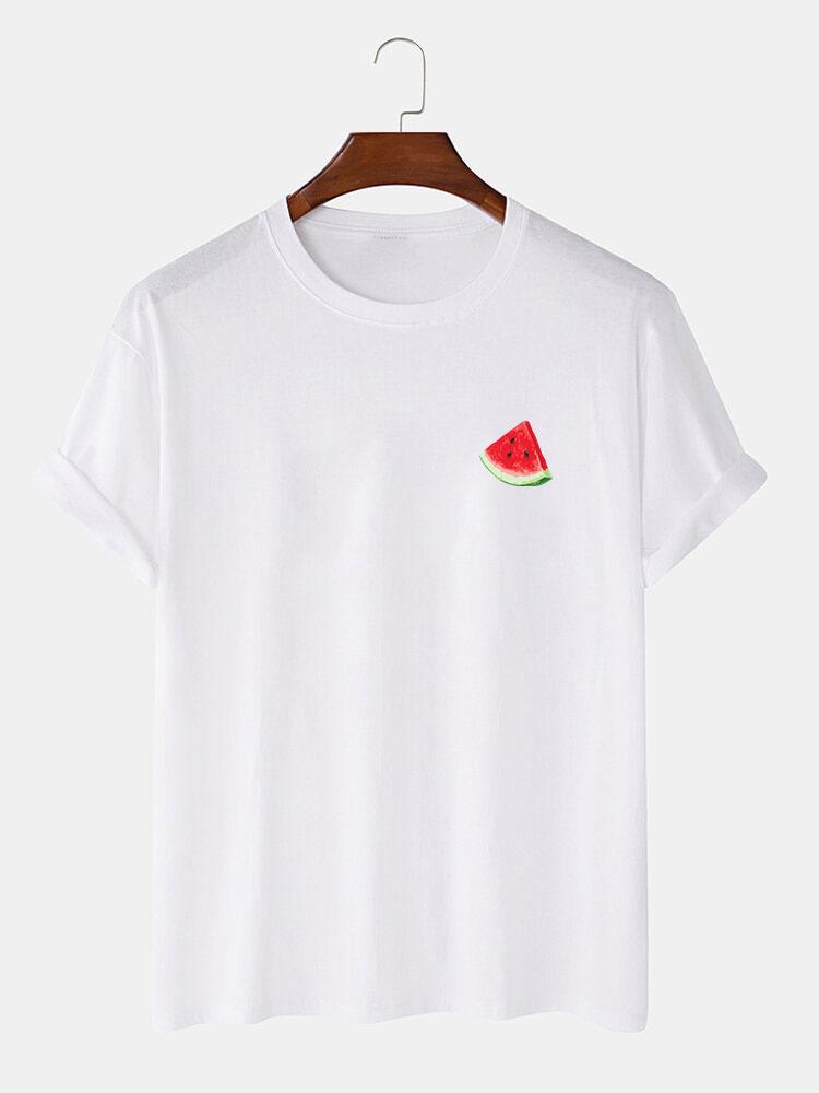Watermelon Print T-Shirt-Mitchell Shoes