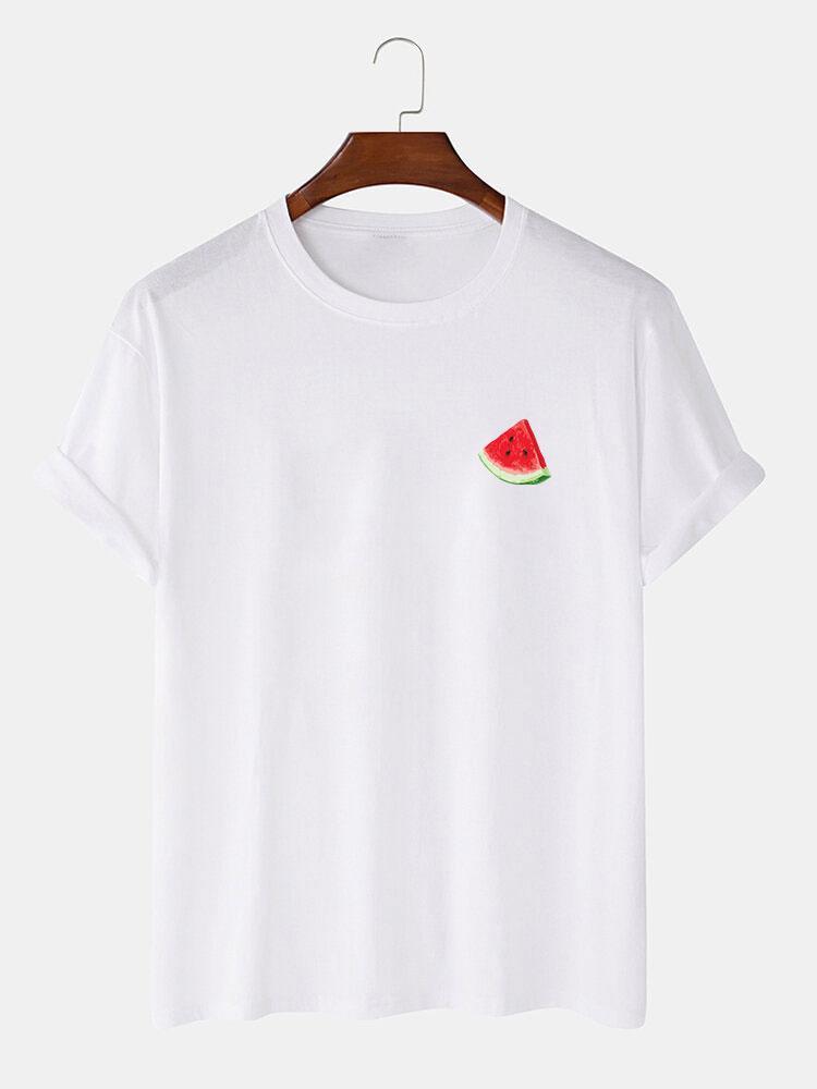 Watermelon Print T-Shirt-Mitchell Shoes