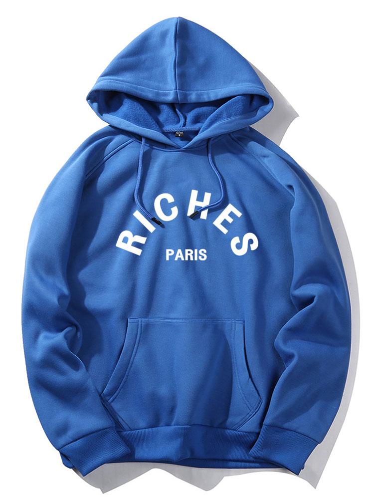 Rich Paris Print Hoodie-Mitchell Shoes