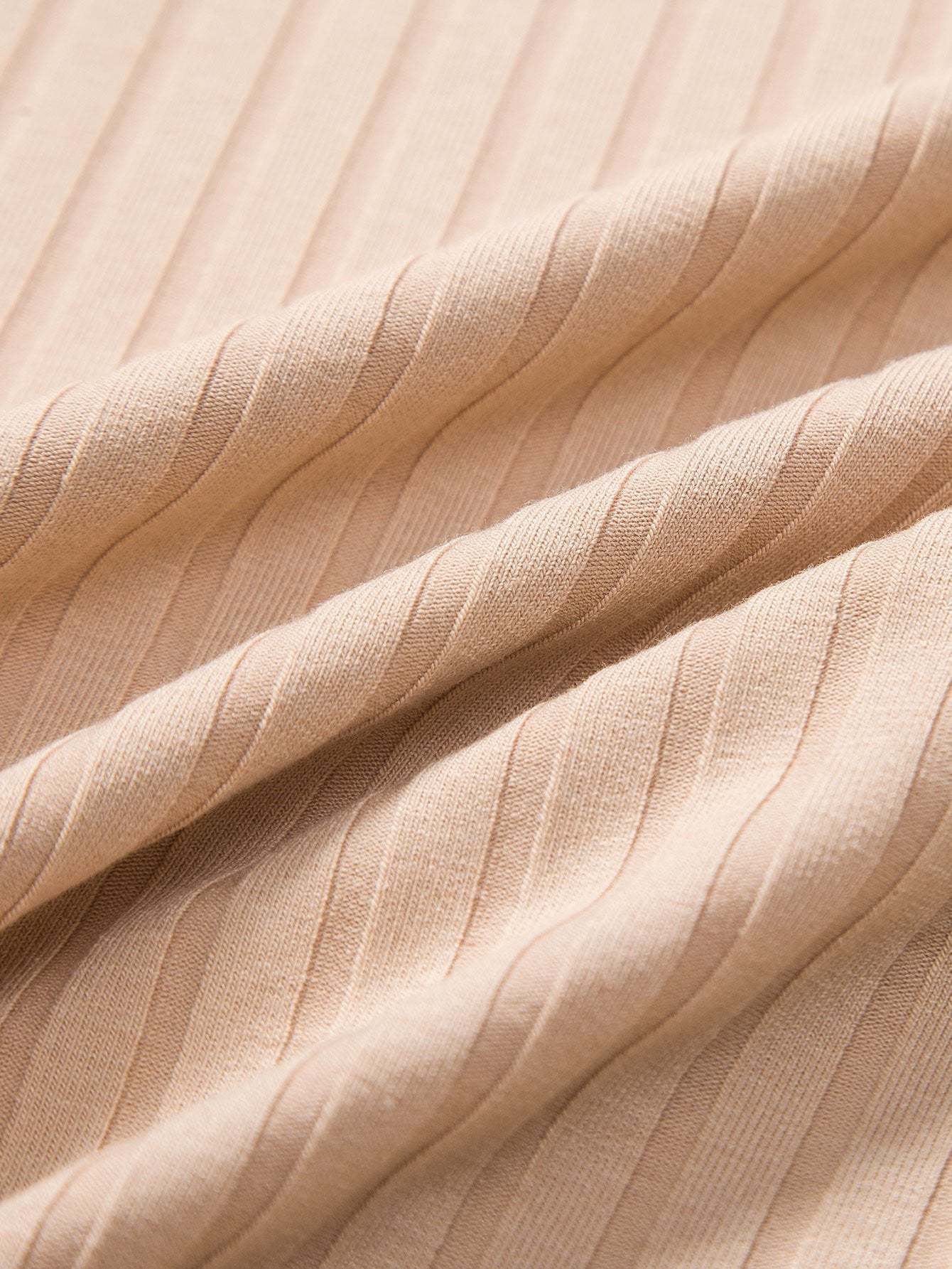 Knitted Ribbed V Neck Polo Shirt-Mitchell Shoes