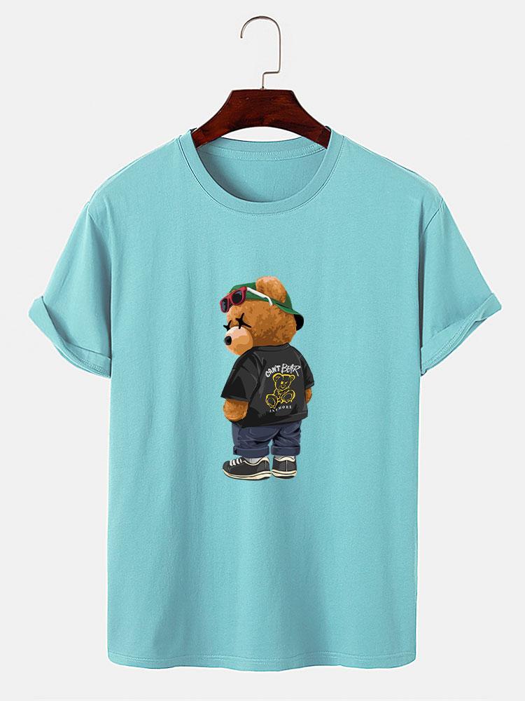 Cool Bear Print T-Shirt-Mitchell Shoes