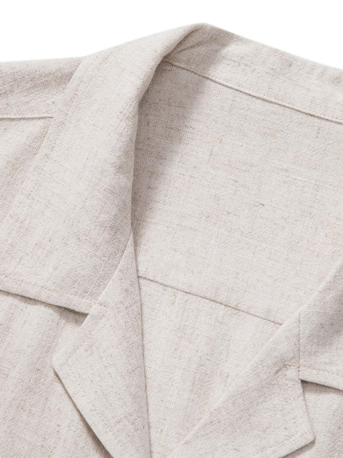 Linen Rayon Blend Cuban Shirt-Mitchell Shoes