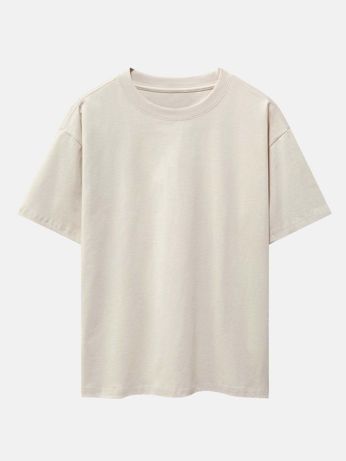 Slogan Back Print Oversize T-Shirt & Corduroy Shorts-Mitchell Shoes