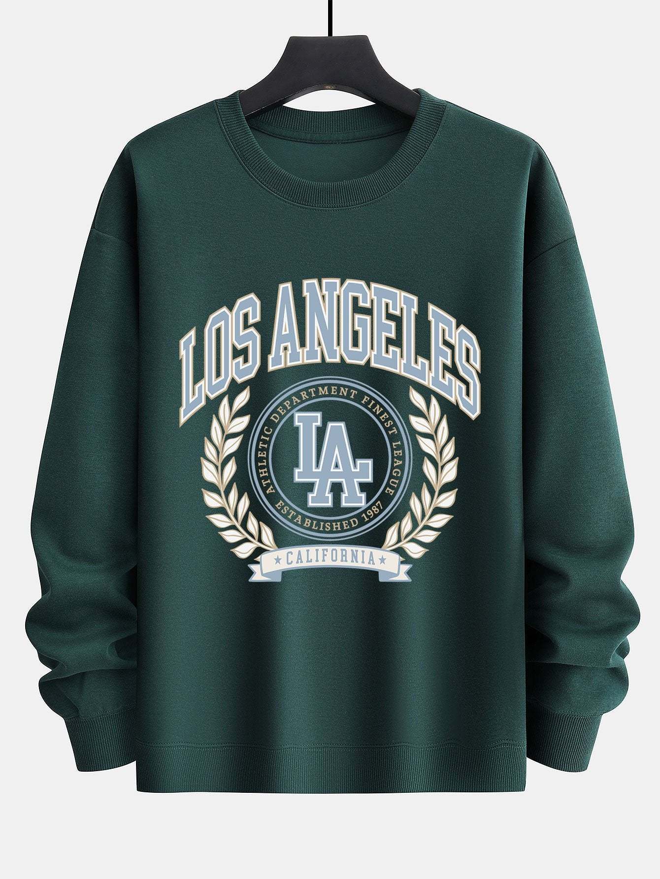 Los Angeles Varsity Print Relax Fit Sweatshirt-Mitchell Shoes