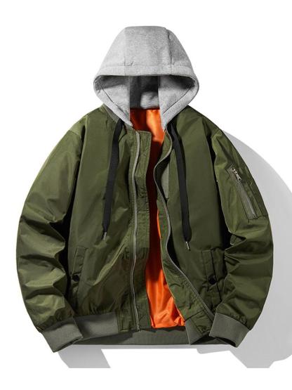 Hooded Bomber Jacket-Mitchell Shoes