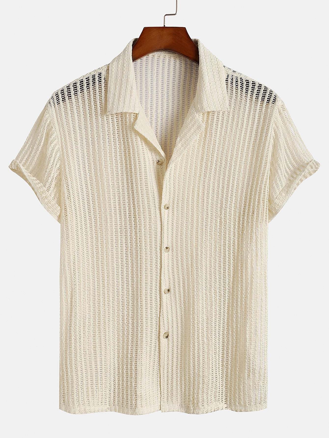 Crochet Cuban Shirt-Mitchell Shoes