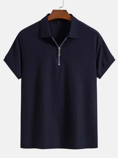 Mesh Zip Polo-Mitchell Shoes