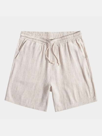 Linen Rayon Blend Shorts-Mitchell Shoes