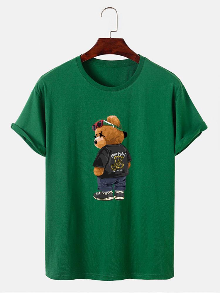 Cool Bear Print T-Shirt-Mitchell Shoes