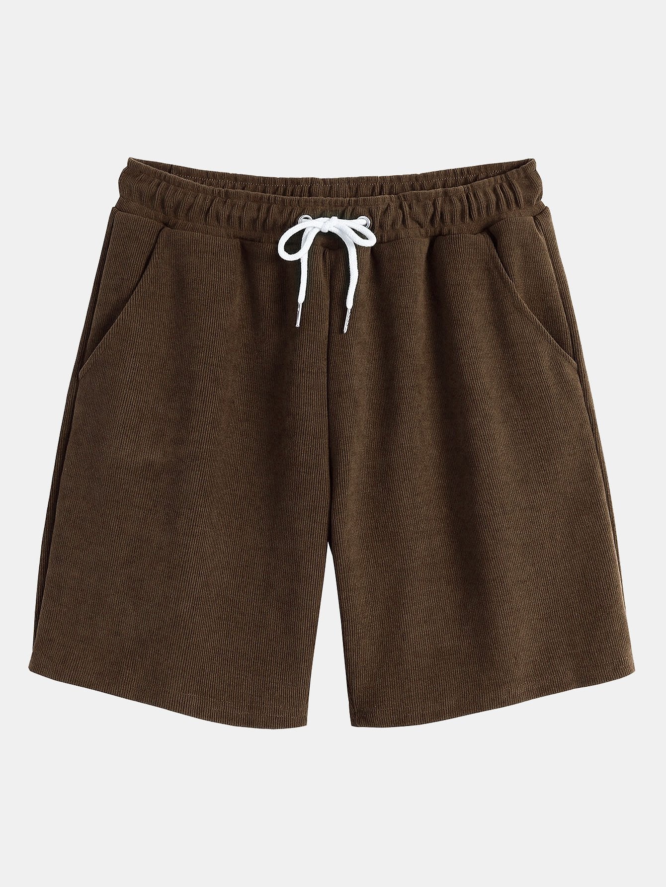 Drawstring Corduroy Shorts-Mitchell Shoes
