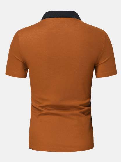 Contrast Polo Shirt-Mitchell Shoes