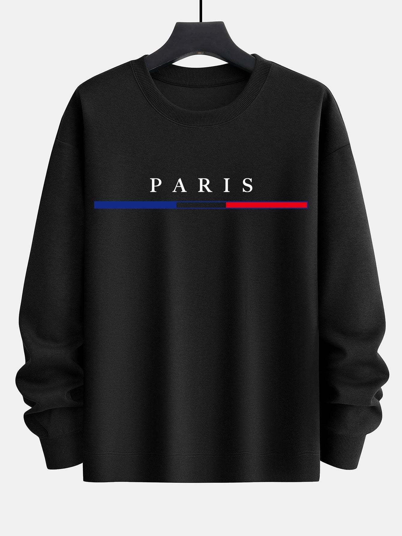 Paris Print Relax Fit Sweatshirt-Mitchell Shoes