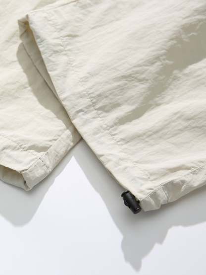 Elastic Waist Parachute Pants-Mitchell Shoes
