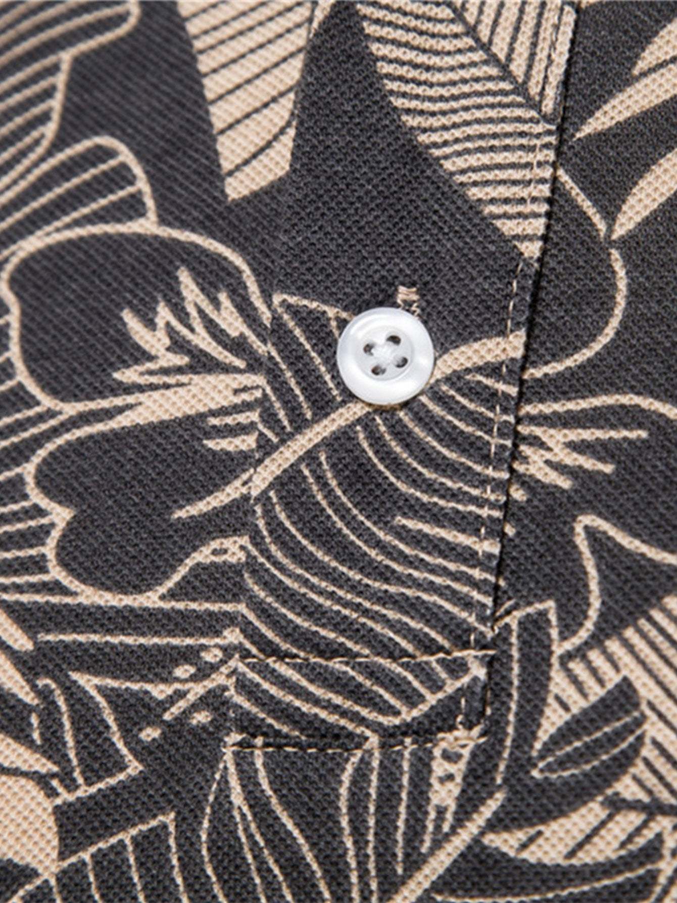 Tropical Print Polo Shirt-Mitchell Shoes