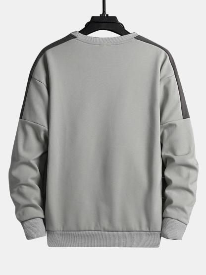 Mountain Graphic Print Crew Neck Sweatshirt-Mitchell Shoes
