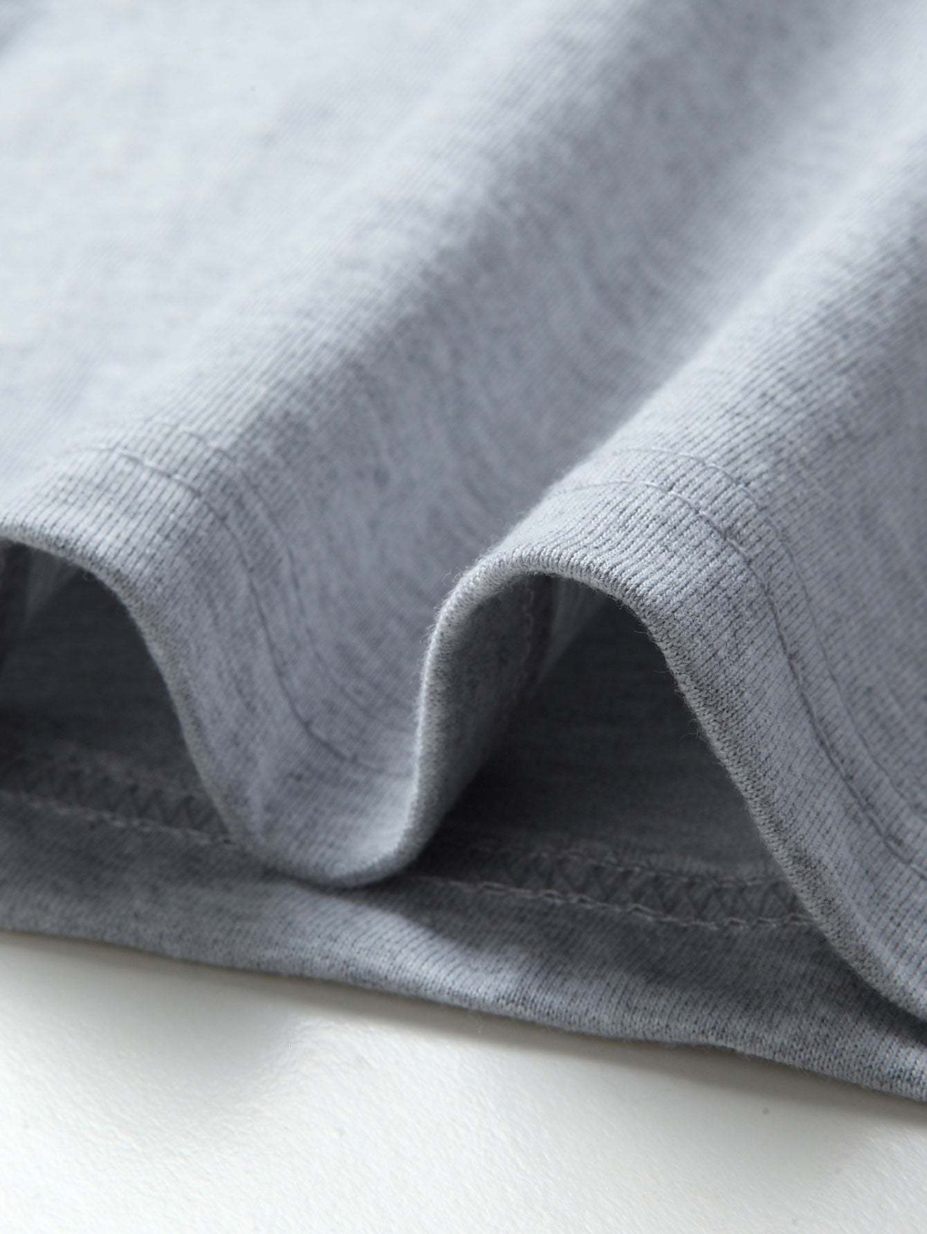 Basic Long Sleeve Cotton T-Shirt-Mitchell Shoes