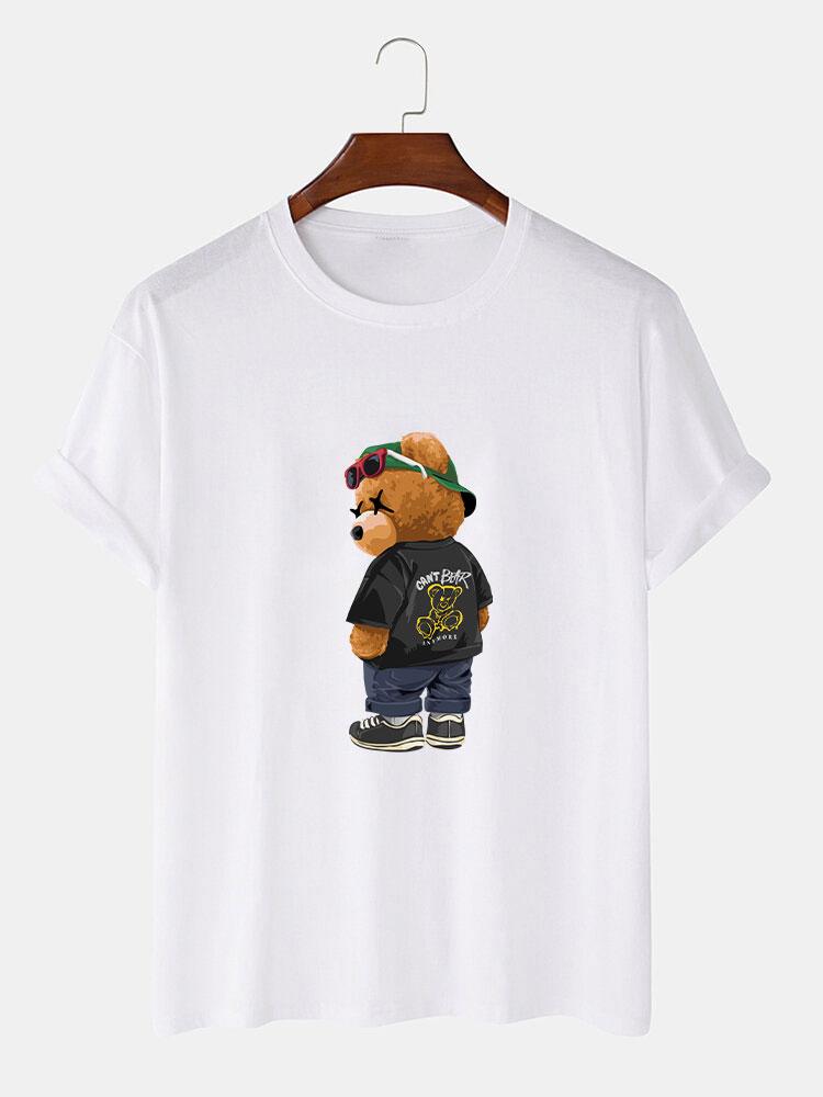 Cool Bear Print T-Shirt-Mitchell Shoes