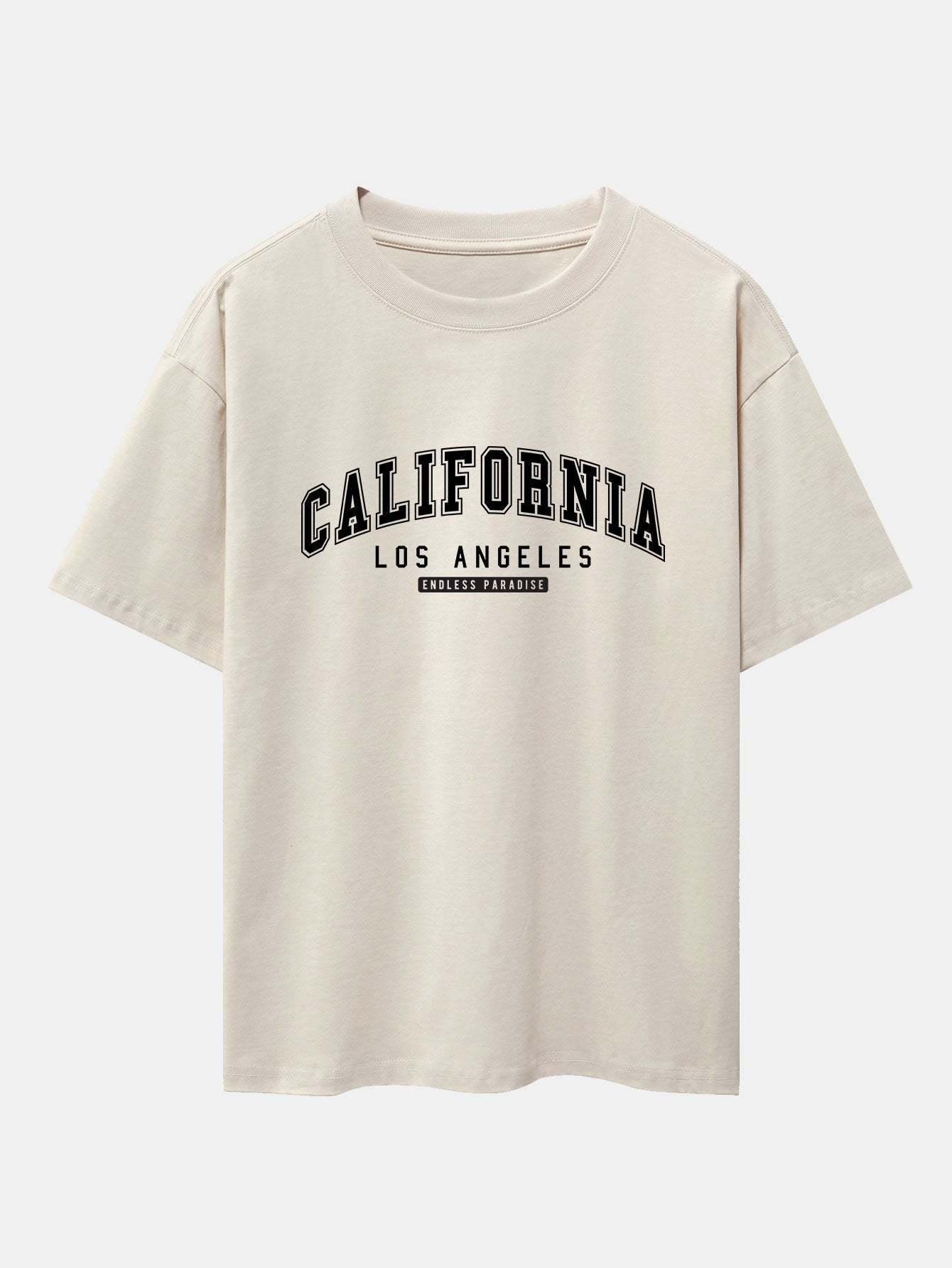 California Print Heavy Weight Oversize T-Shirt-Mitchell Shoes