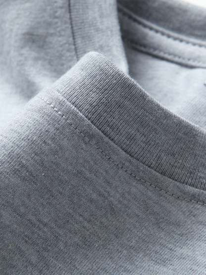 Basic Long Sleeve Cotton T-Shirt-Mitchell Shoes