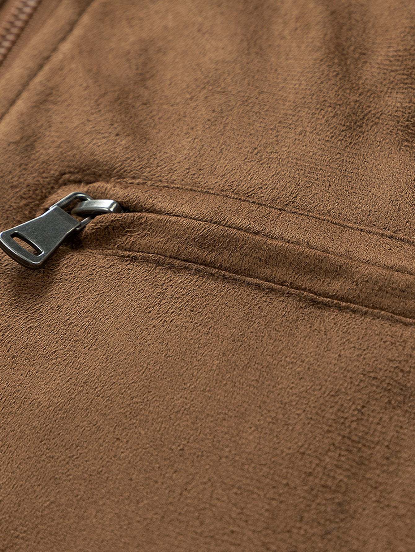 Suede Bomber Jacket With Quilted Liner-Mitchell Shoes