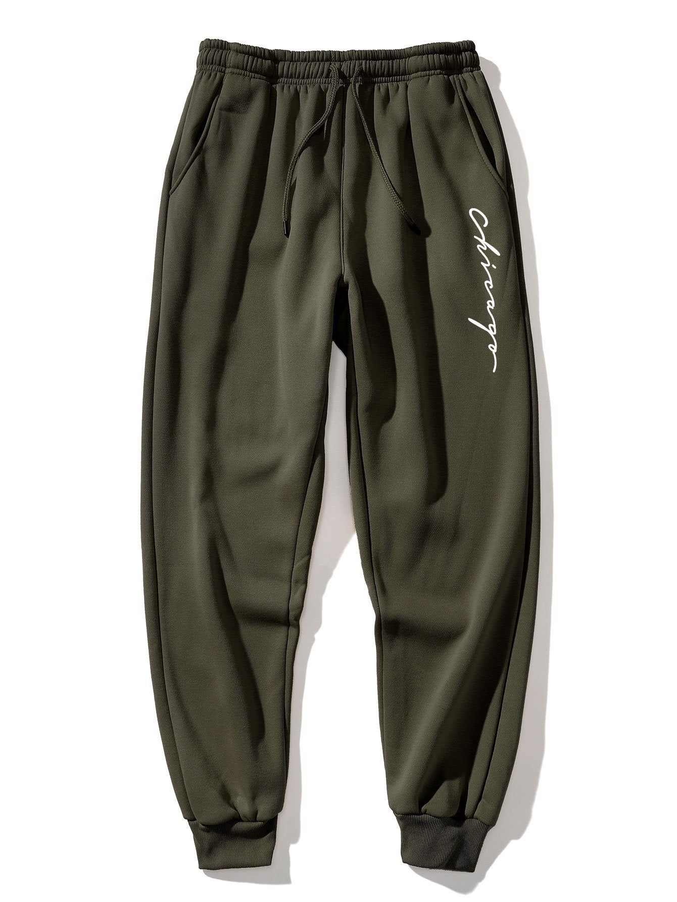 Chicago Print Jogger Pants-Mitchell Shoes