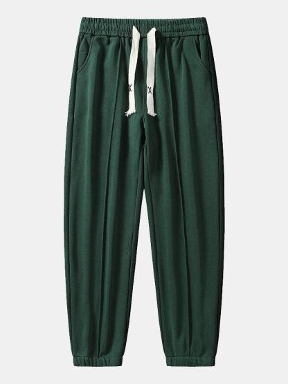 Jogger Pants With Pintuck-Mitchell Shoes