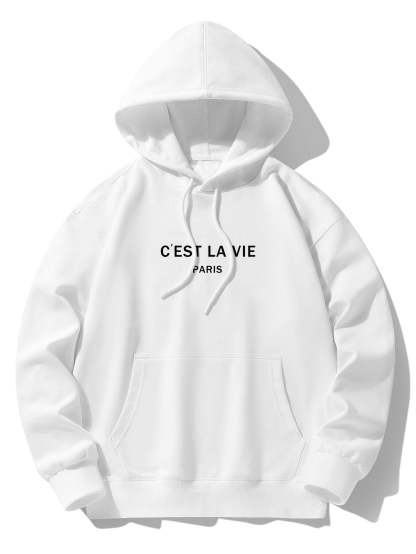 Paris Print Cotton Blend Hoodie & Jogger Pants-Mitchell Shoes