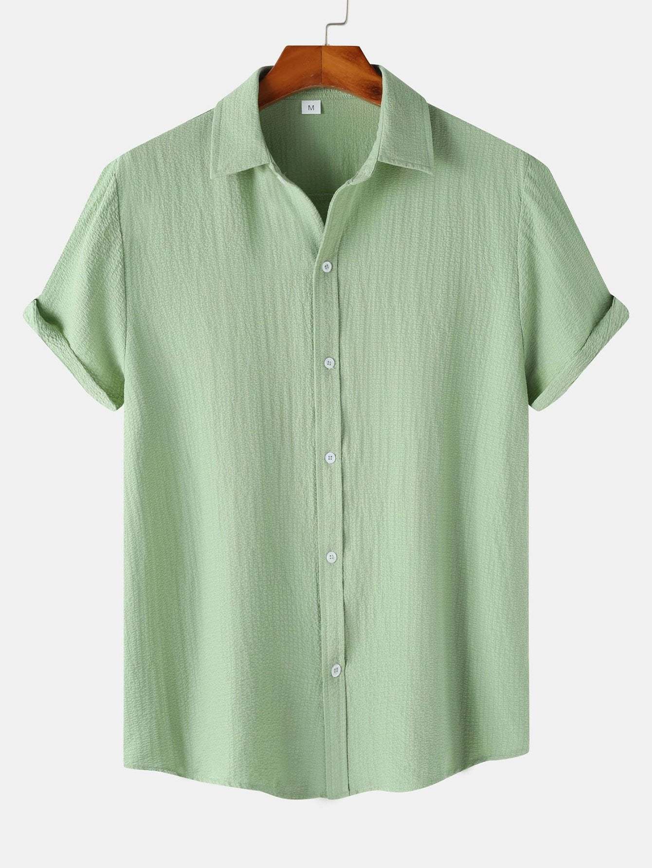 Textured Button Up Shirt-Mitchell Shoes