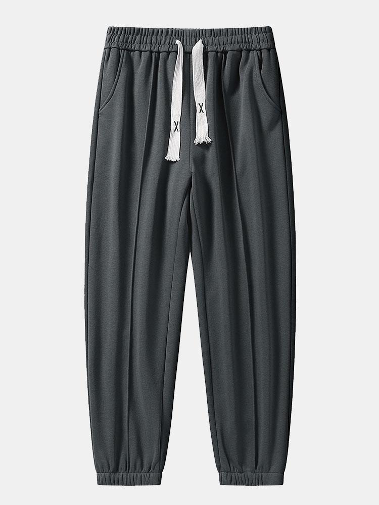 Jogger Pants With Pintuck-Mitchell Shoes