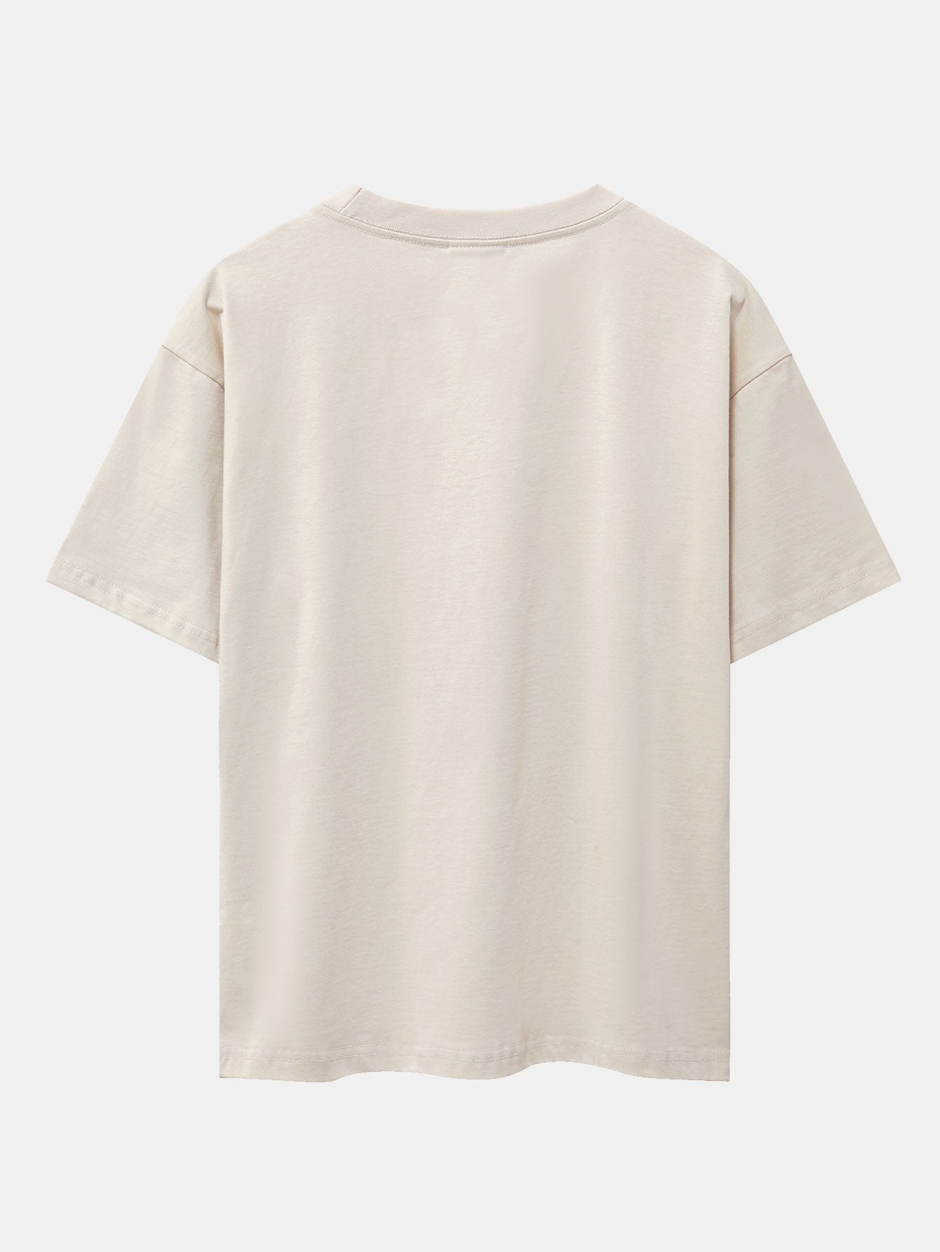 California Print Heavy Weight Drop Shoulder Oversize T-Shirt-Mitchell Shoes