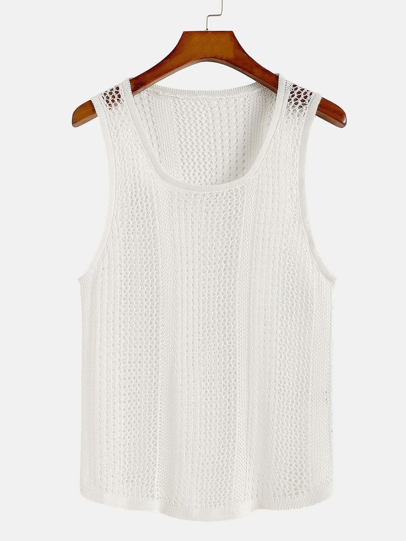 Textured Knit Sweater Tank Top-Mitchell Shoes