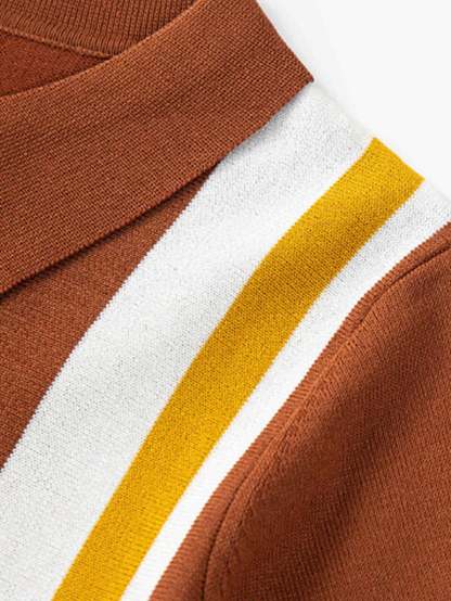 Striped Sweater Polo-Mitchell Shoes
