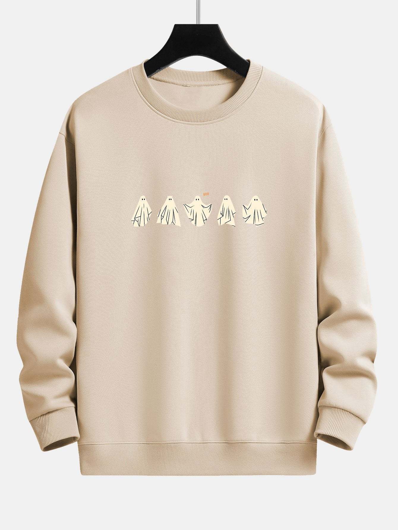 Ghost Print Relax Fit Sweatshirt-Mitchell Shoes