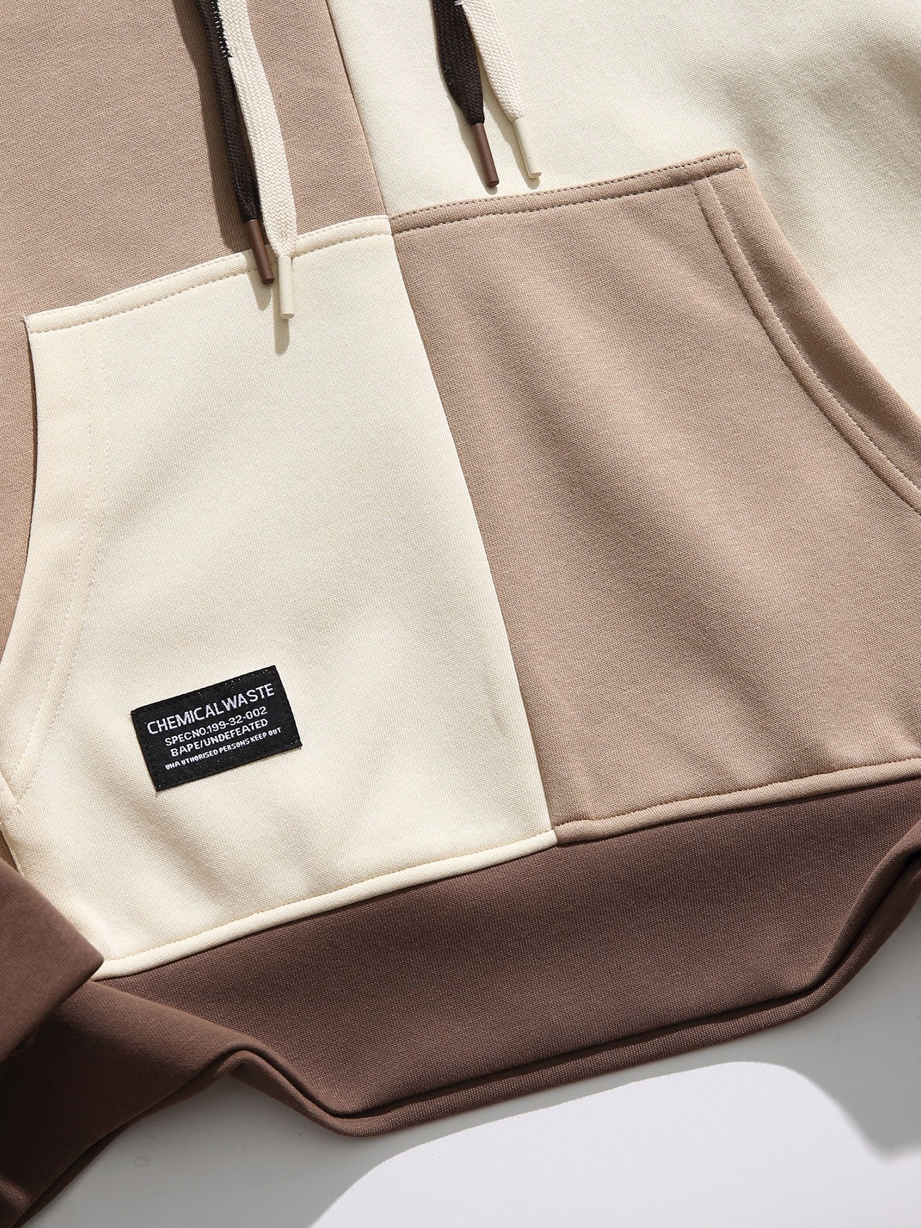 Oversize Color Block Hoodie-Mitchell Shoes