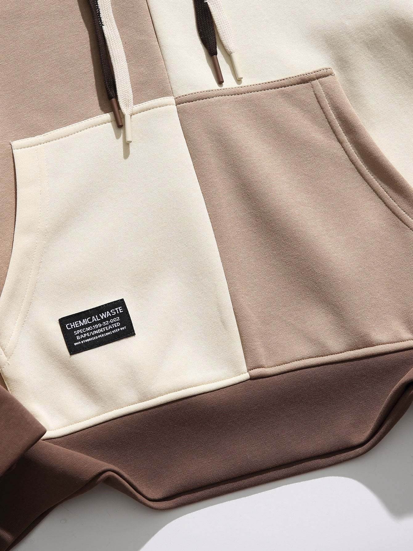 Oversize Color Block Hoodie-Mitchell Shoes