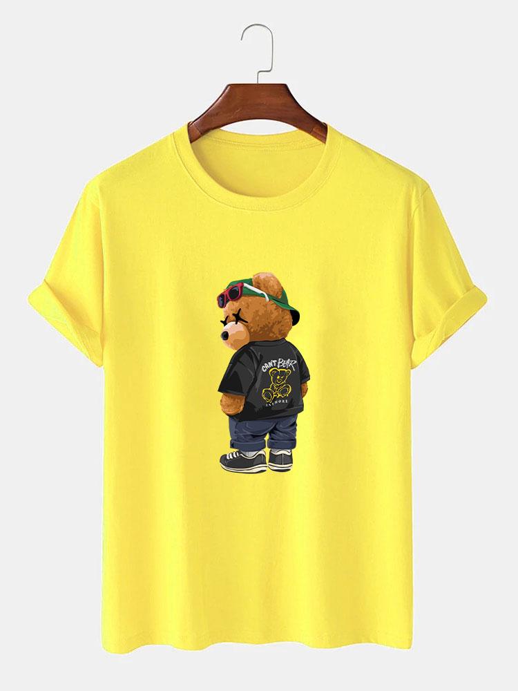 Cool Bear Print T-Shirt-Mitchell Shoes
