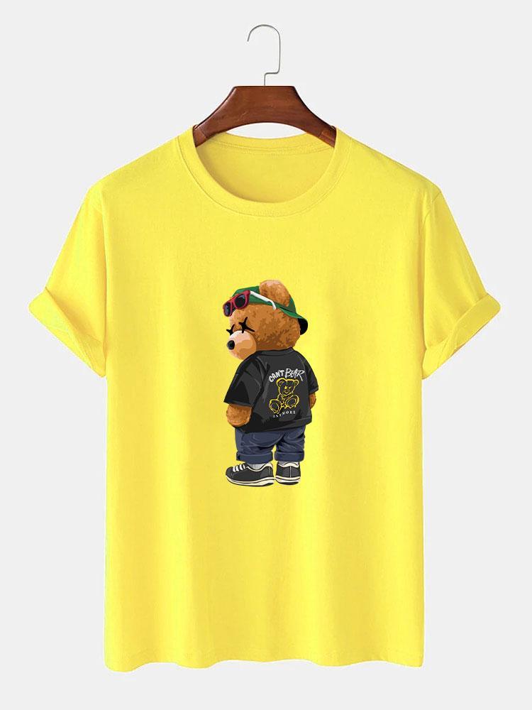 Cool Bear Print T-Shirt-Mitchell Shoes