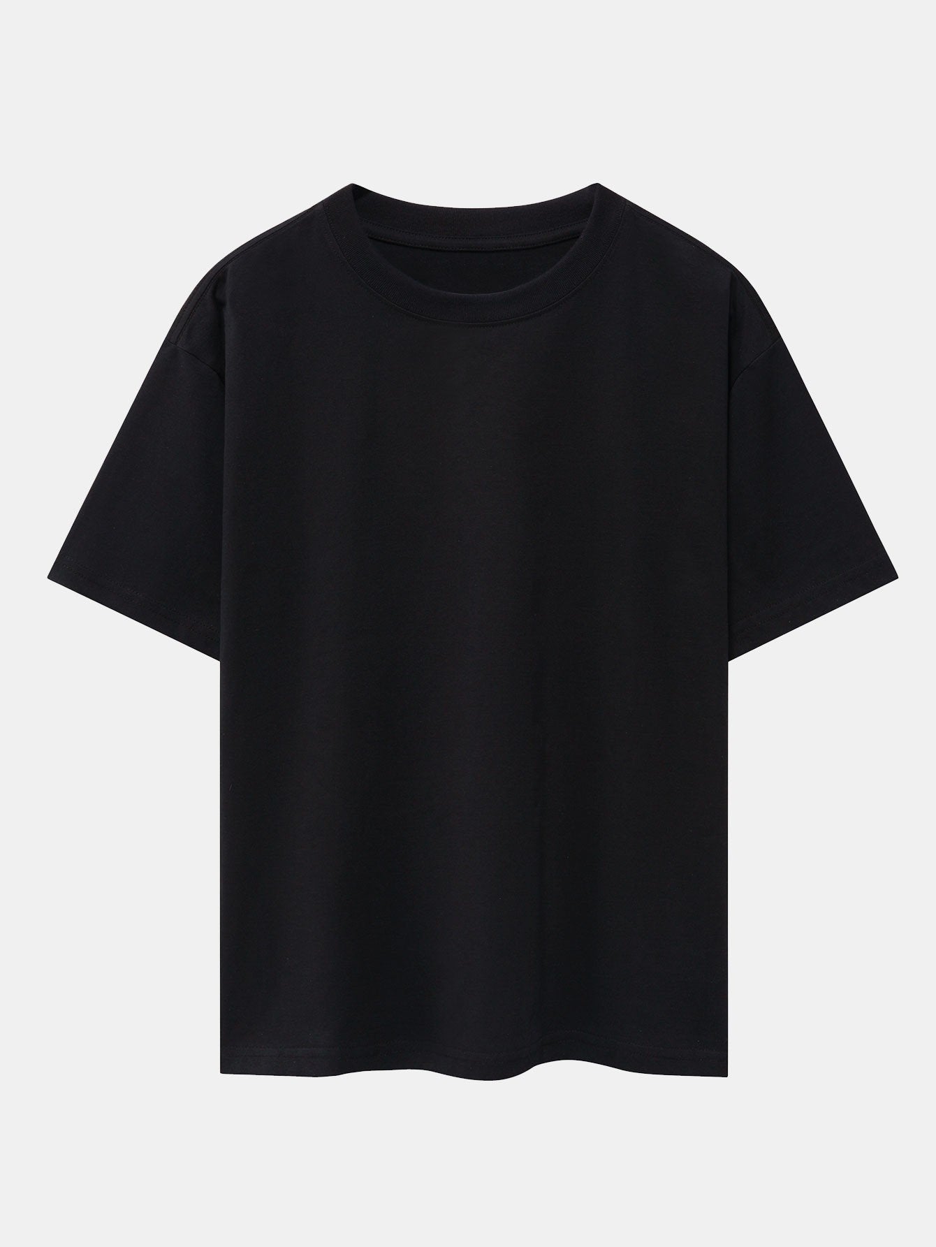 Slogan Back Print Oversize T-Shirt & Corduroy Shorts-Mitchell Shoes