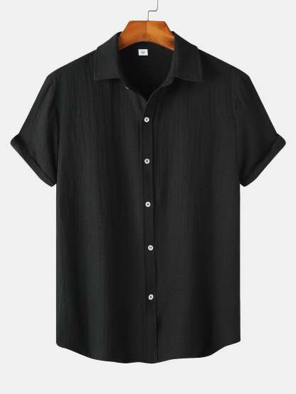 Textured Button Up Shirt-Mitchell Shoes